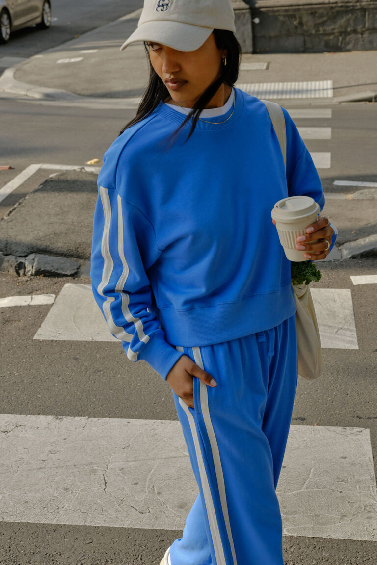 Sasha Sporty Slouchy Crew