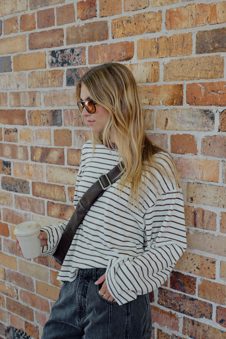 Beau Long Sleeve Slouchy Tee