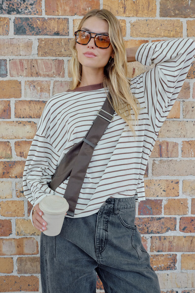 Beau Long Sleeve Slouchy Tee