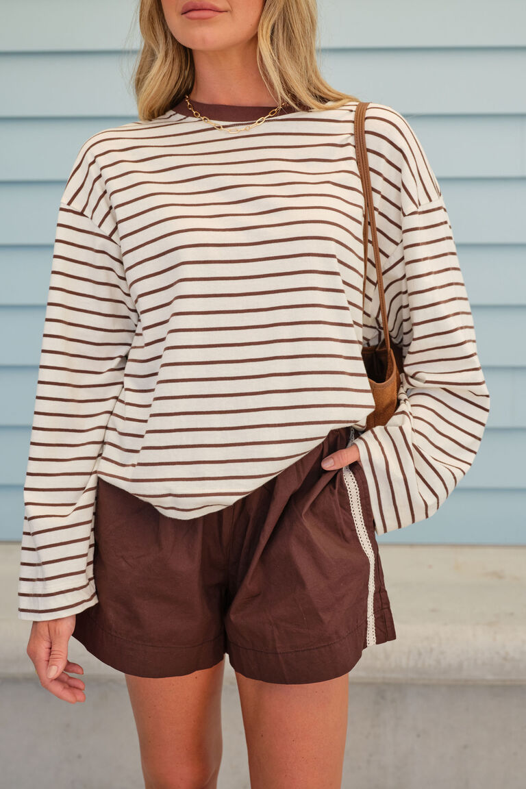 Beau Long Sleeve Slouchy Tee