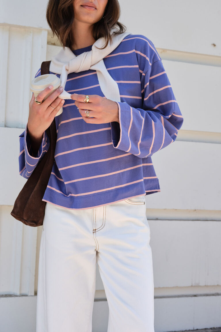 Beau Long Sleeve Slouchy Tee