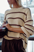Lila Oversized Knit Crew