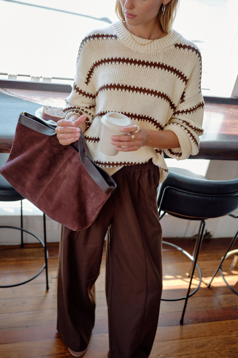 Lila Oversized Knit Crew