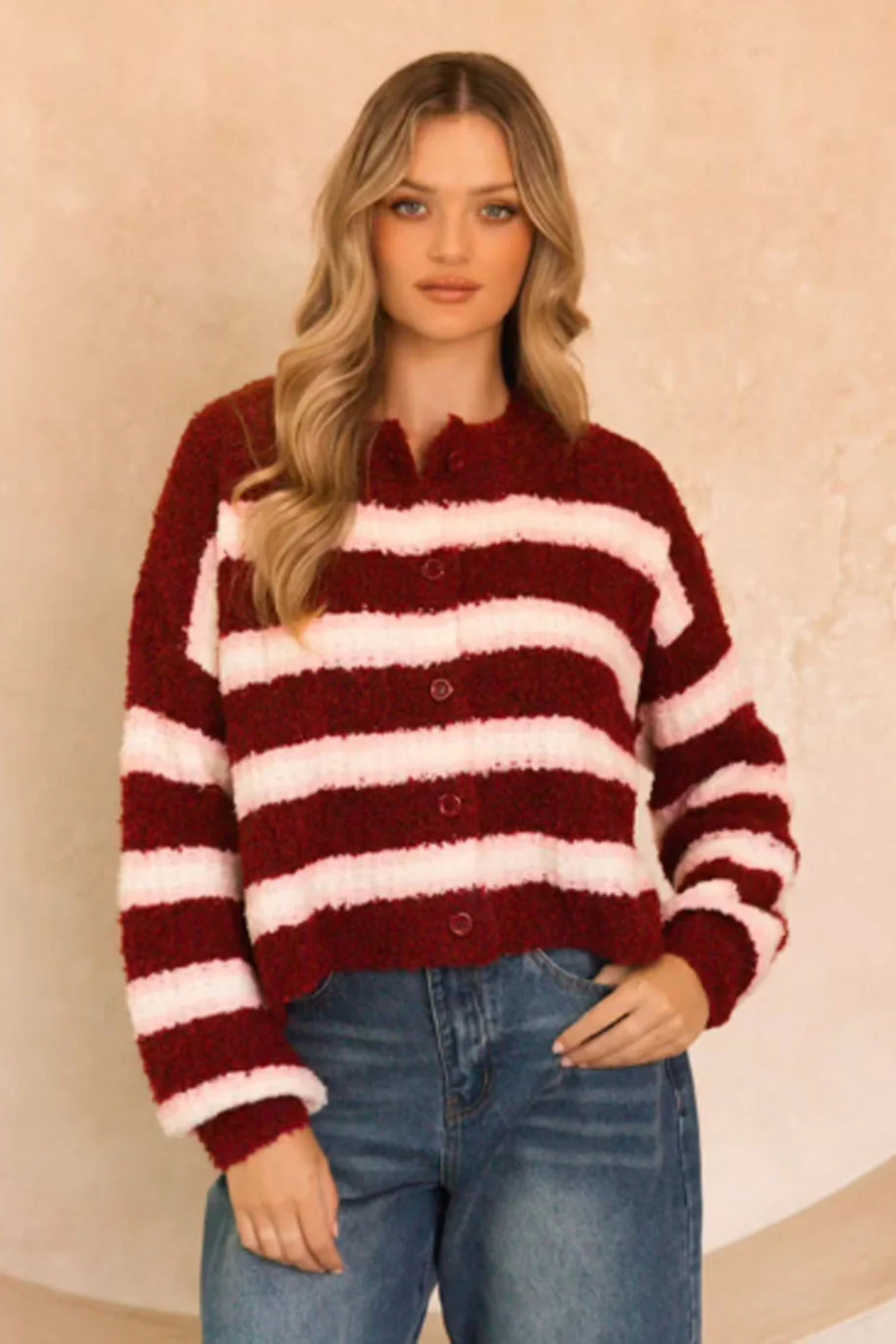 Rosewood Stripe Jumper