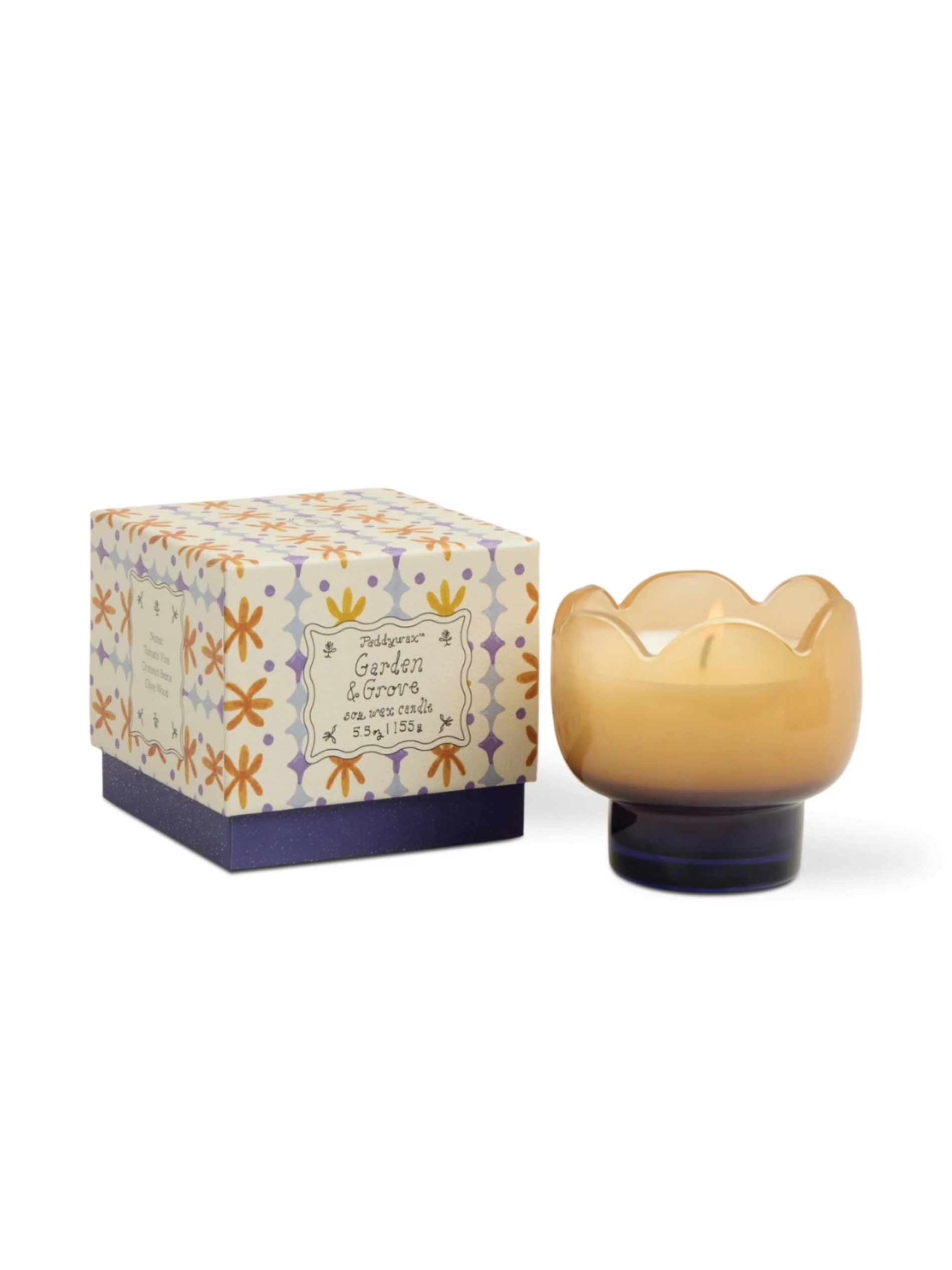Tulip Glass Candle - Garden & Grove