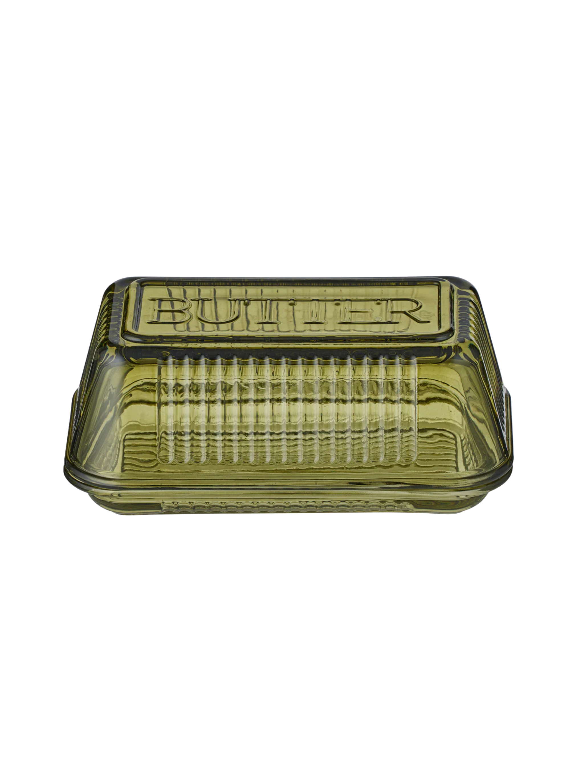 Lia Glass Butter Dish