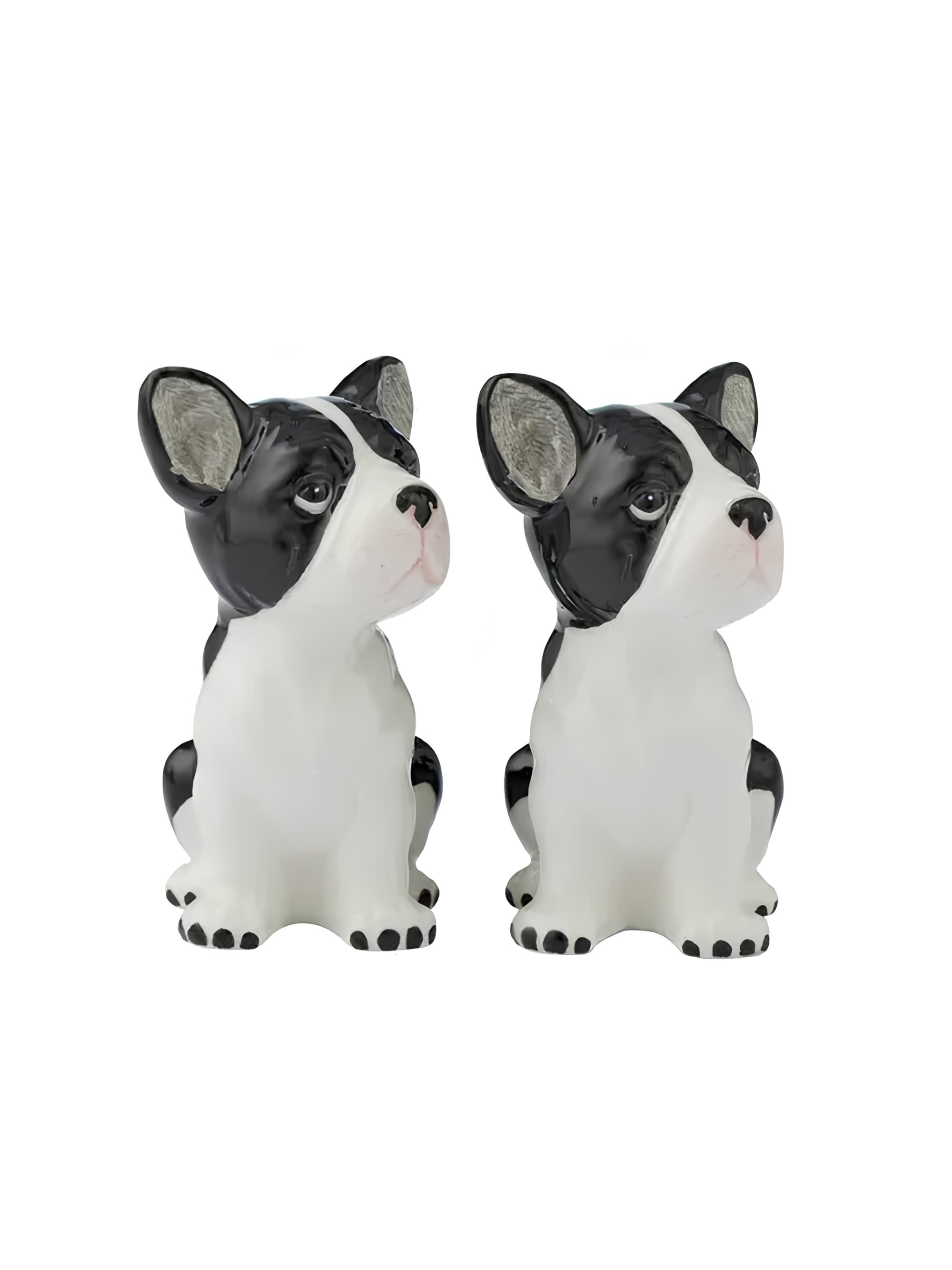 Frenchie S/2 Ceramic S&P Shakers