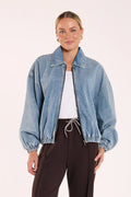 Harrie Denim Bomber