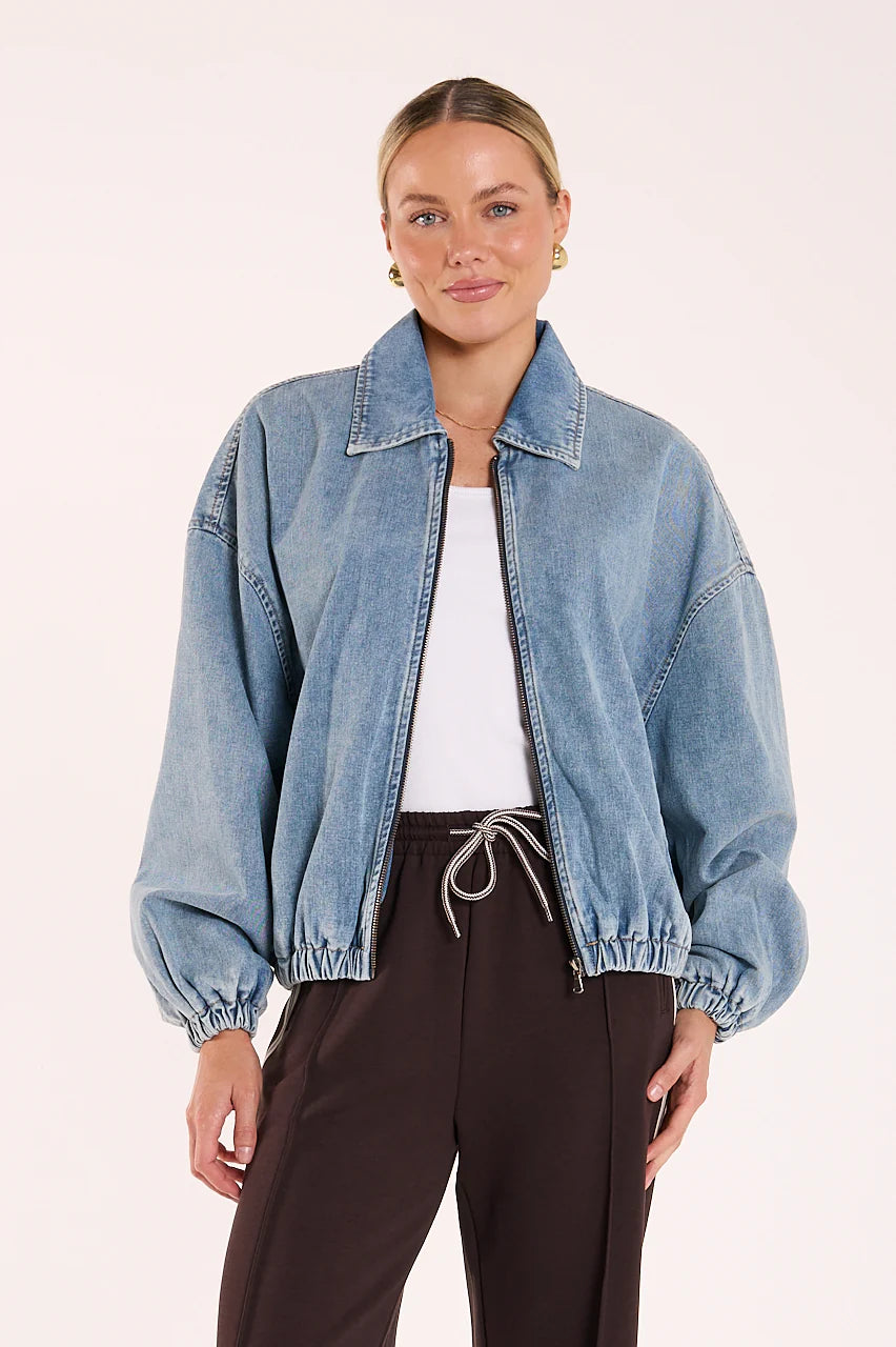 Harrie Denim Bomber