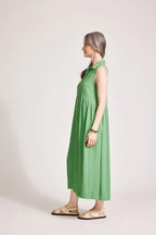 Alesia Sleeveless Shirt Dress