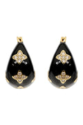 Amira Gem Earring - Black