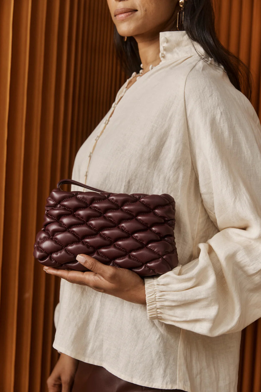 Zala Pouch - Mahogany