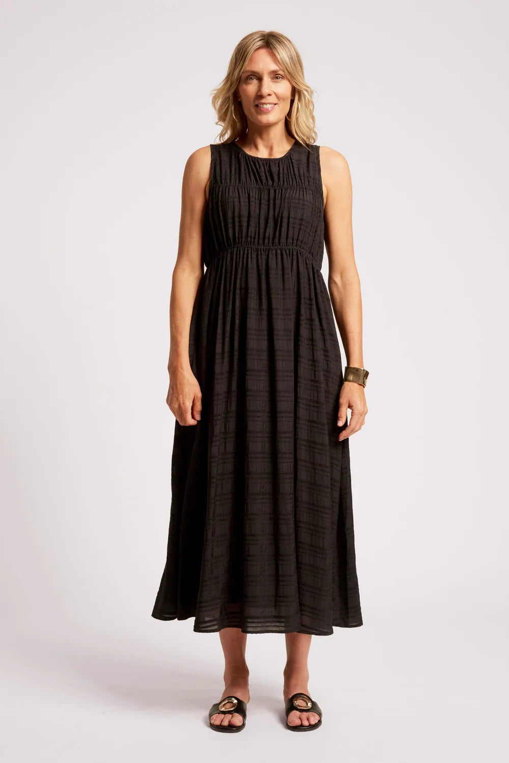 Sovana Ruched Maxi Dress