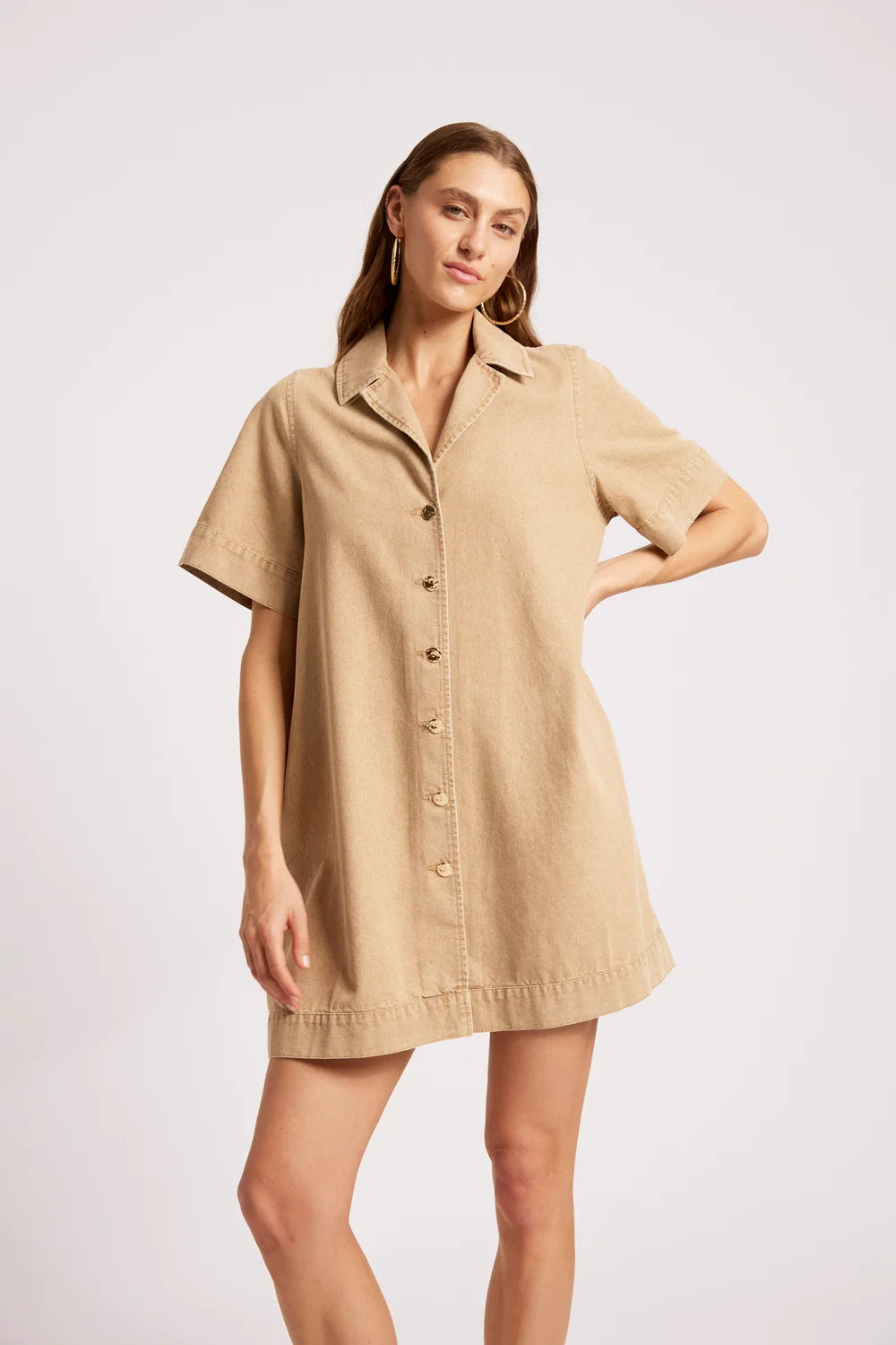 Dusk Denim Shirt Dress