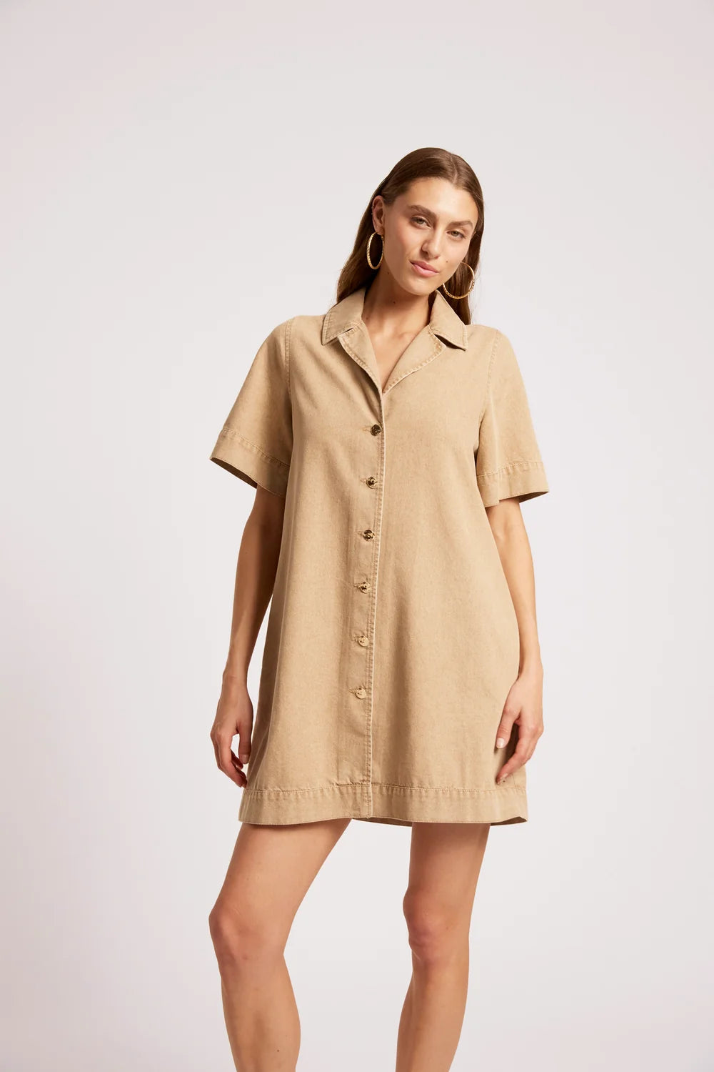 Dusk Denim Shirt Dress