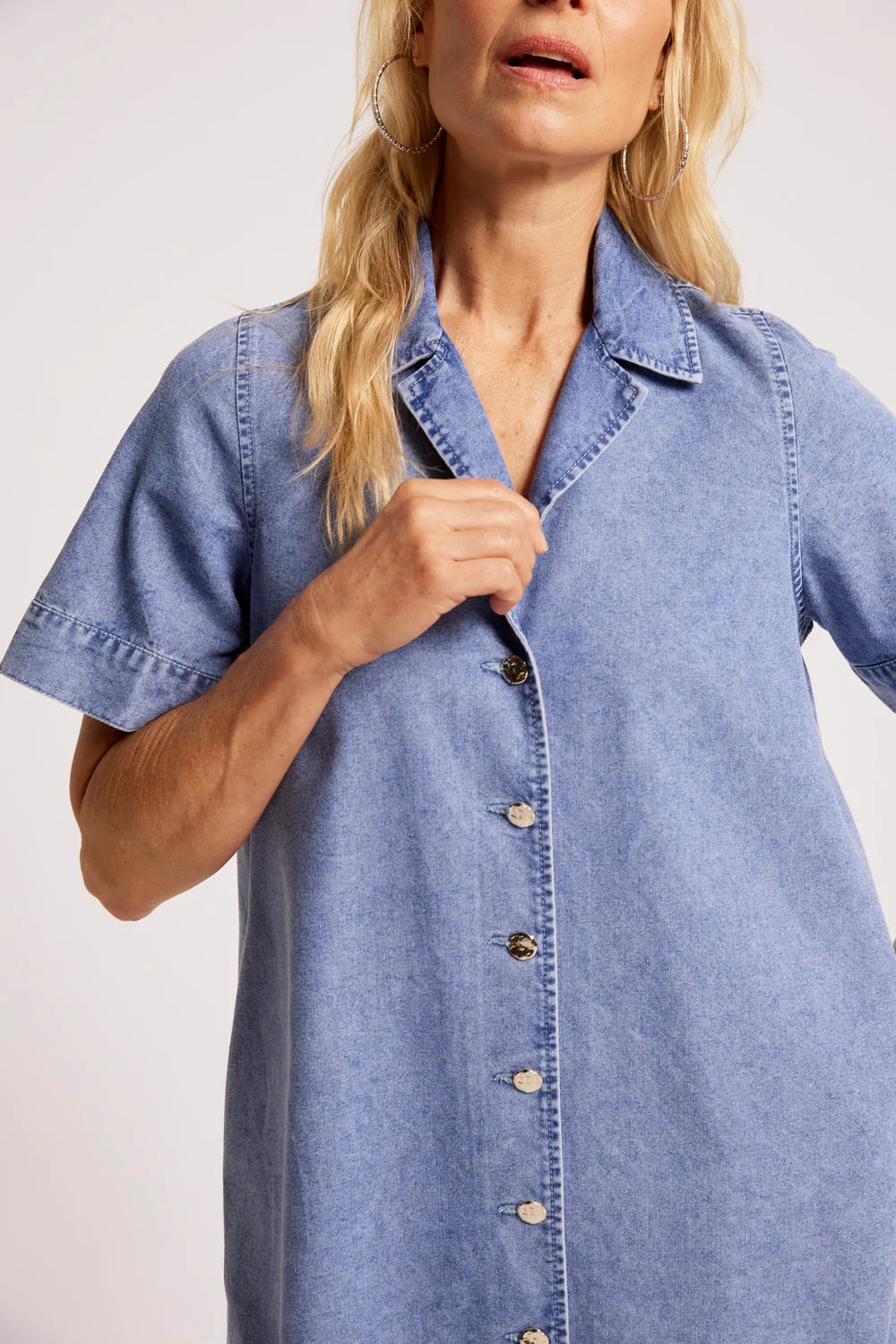 Dusk Denim Shirt Dress