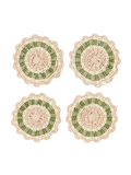 Ostuni S/4 PP Woven Coasters