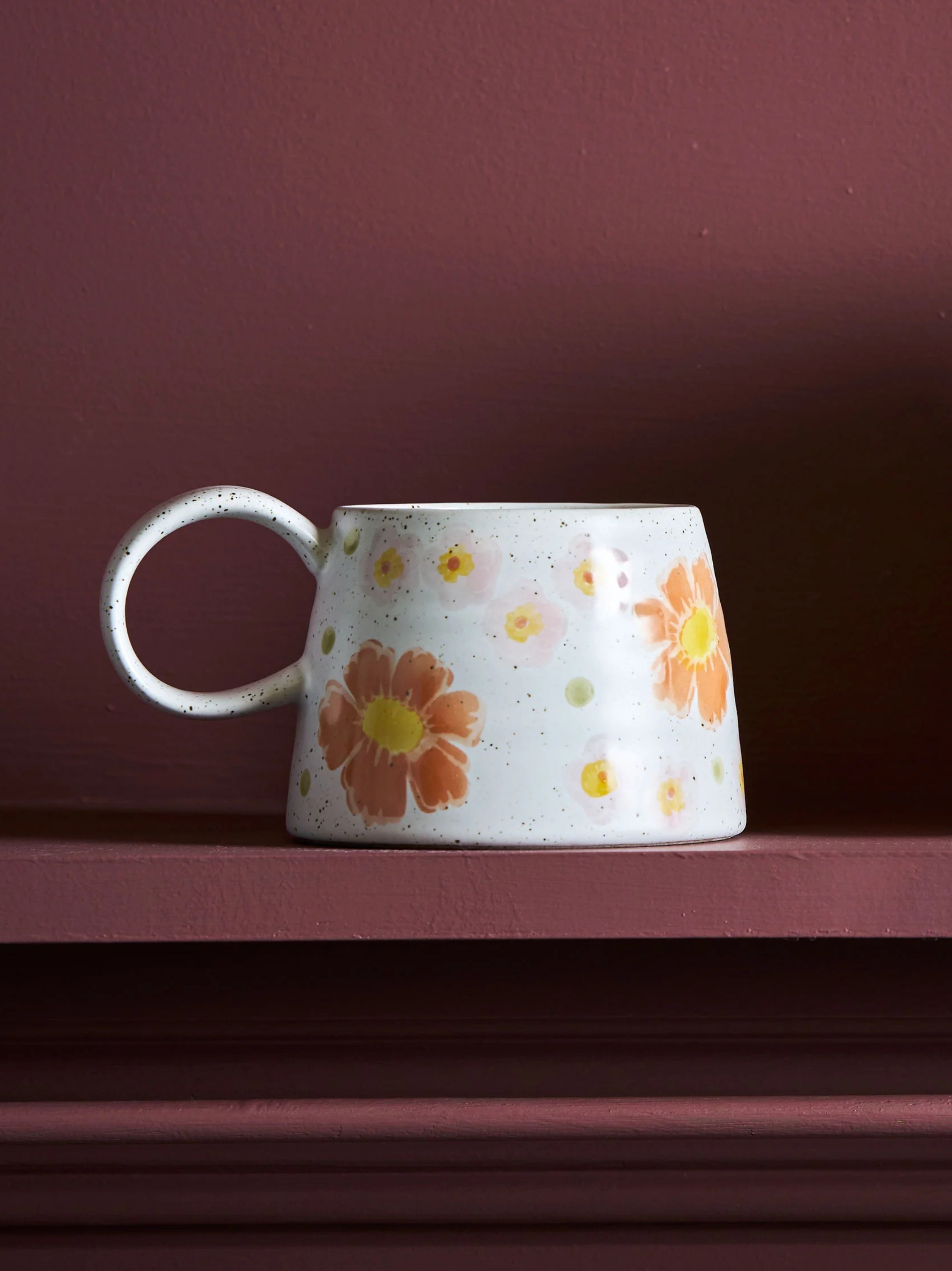 Large Handled Mug - JUNE FLOWER GARDEN