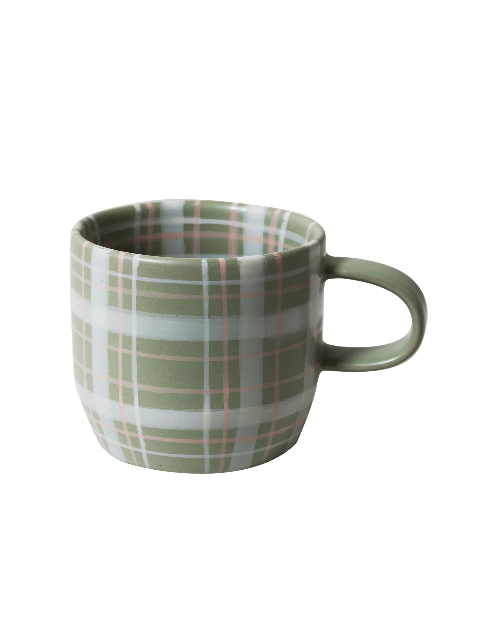 Mug - Sage & Blush Check Cats Pyjamas