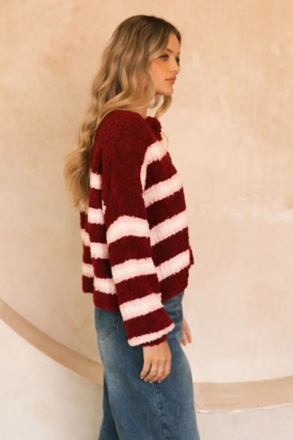 Rosewood Stripe Jumper
