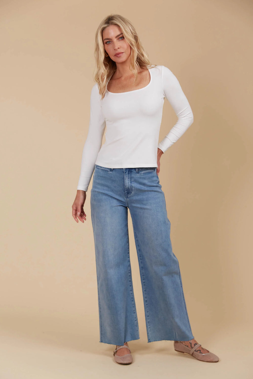 Naria Scoop Neck Top