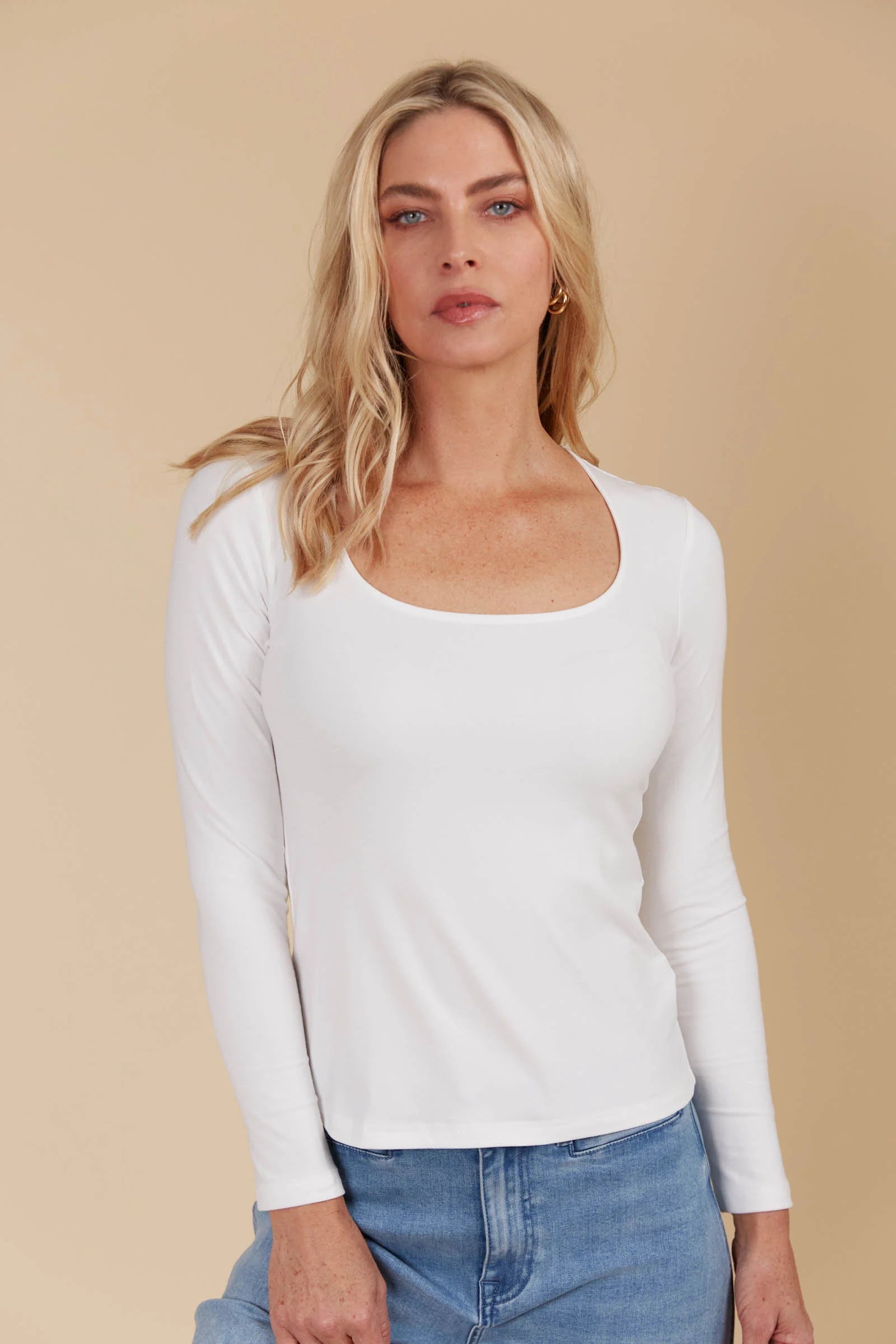 Naria Scoop Neck Top