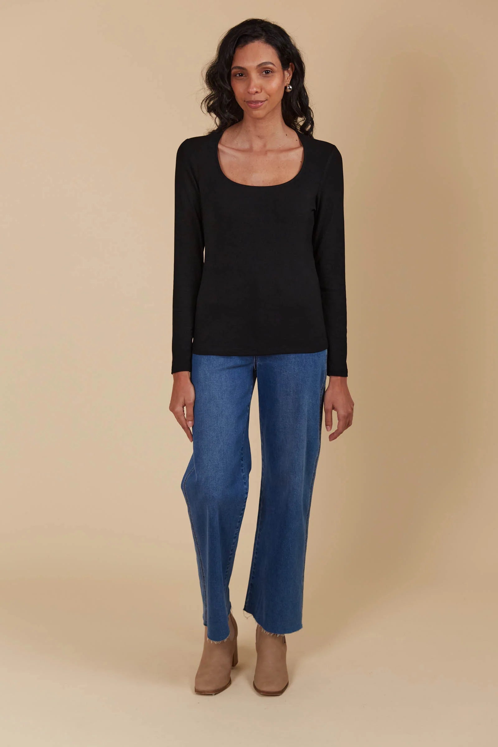 Naria Scoop Neck Top