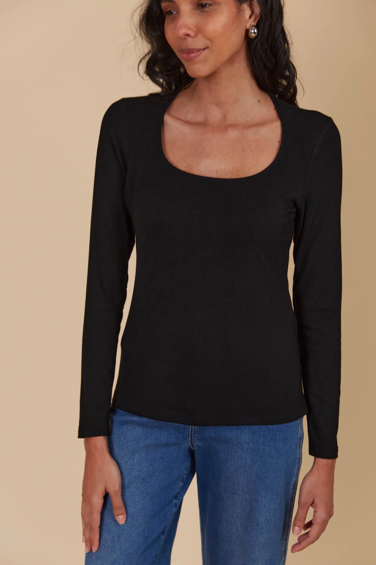 Naria Scoop Neck Top
