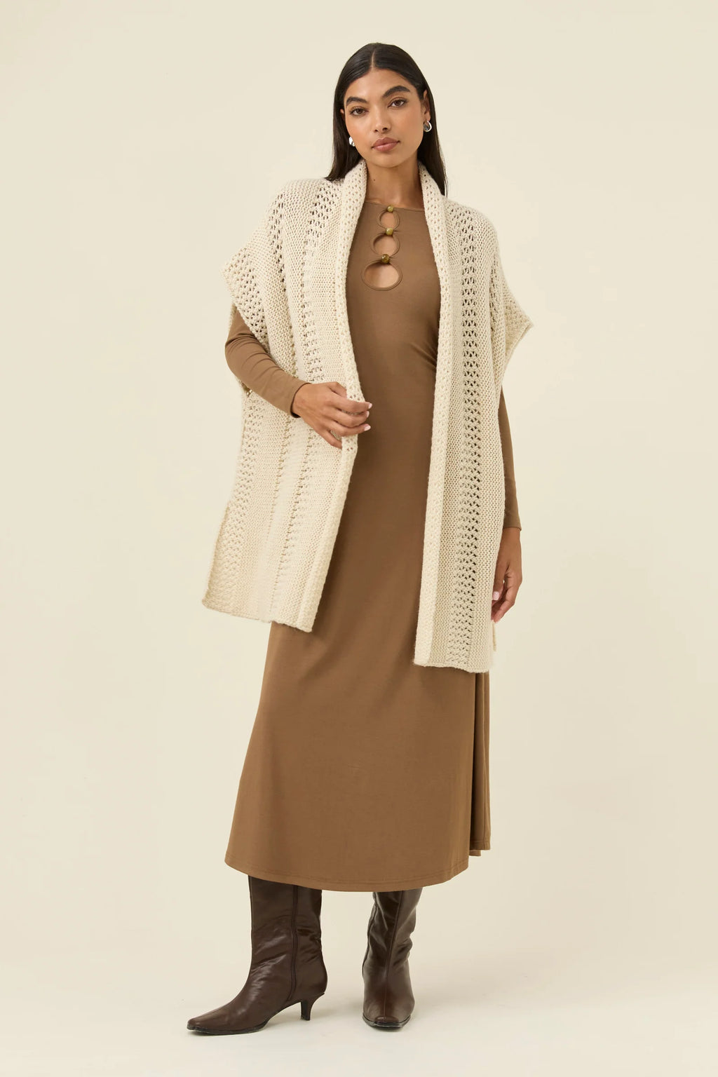 Luna Relaxed Knit Vest