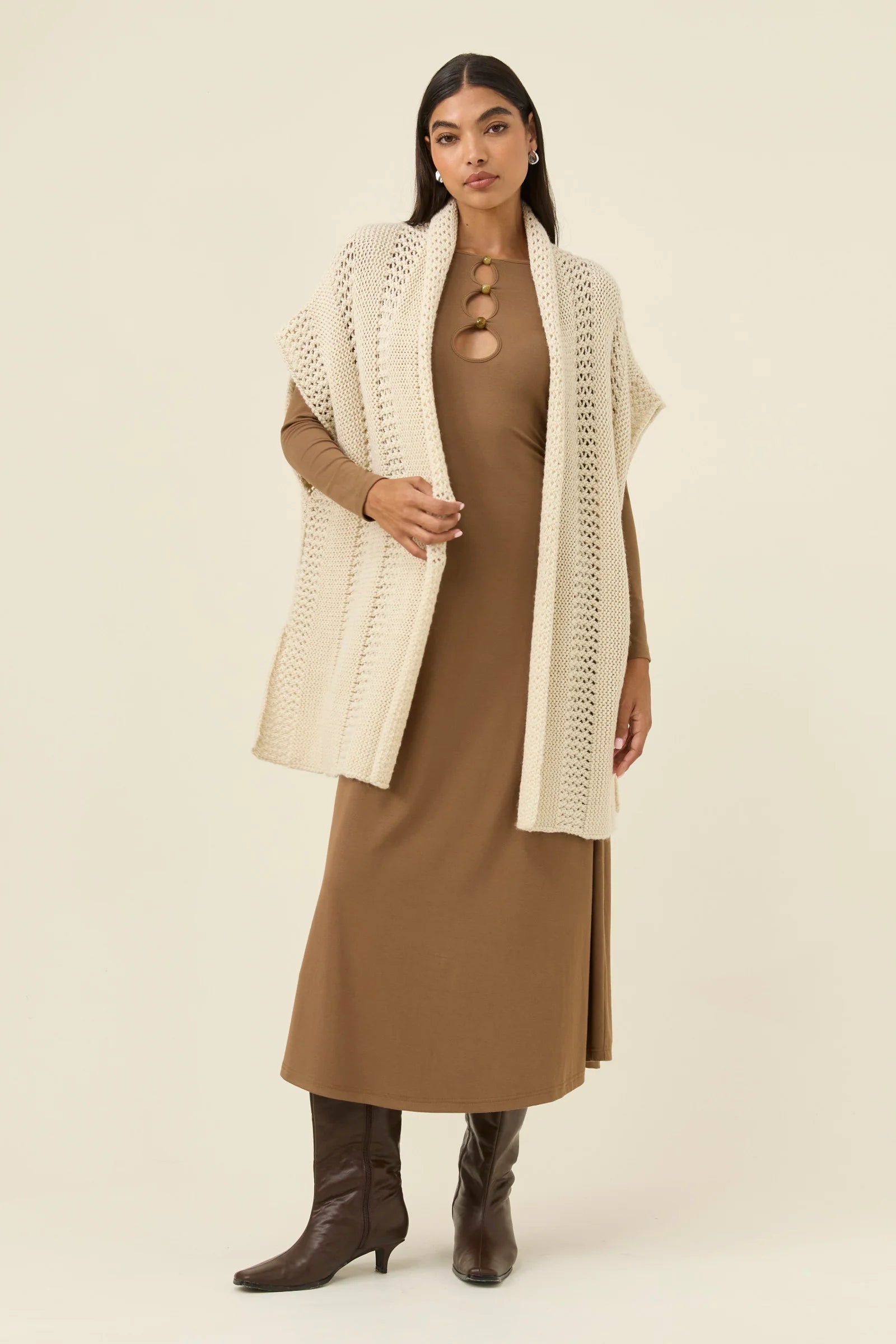 Luna Relaxed Knit Vest