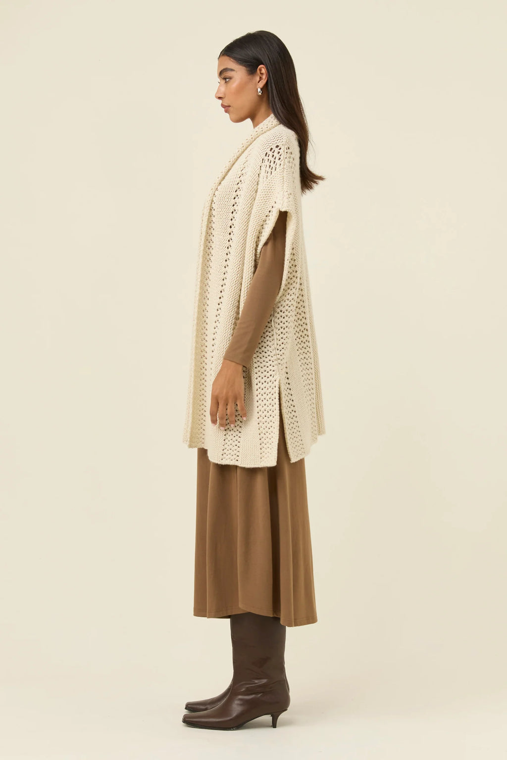 Luna Relaxed Knit Vest