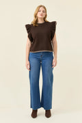 Athena Frill Knit Top
