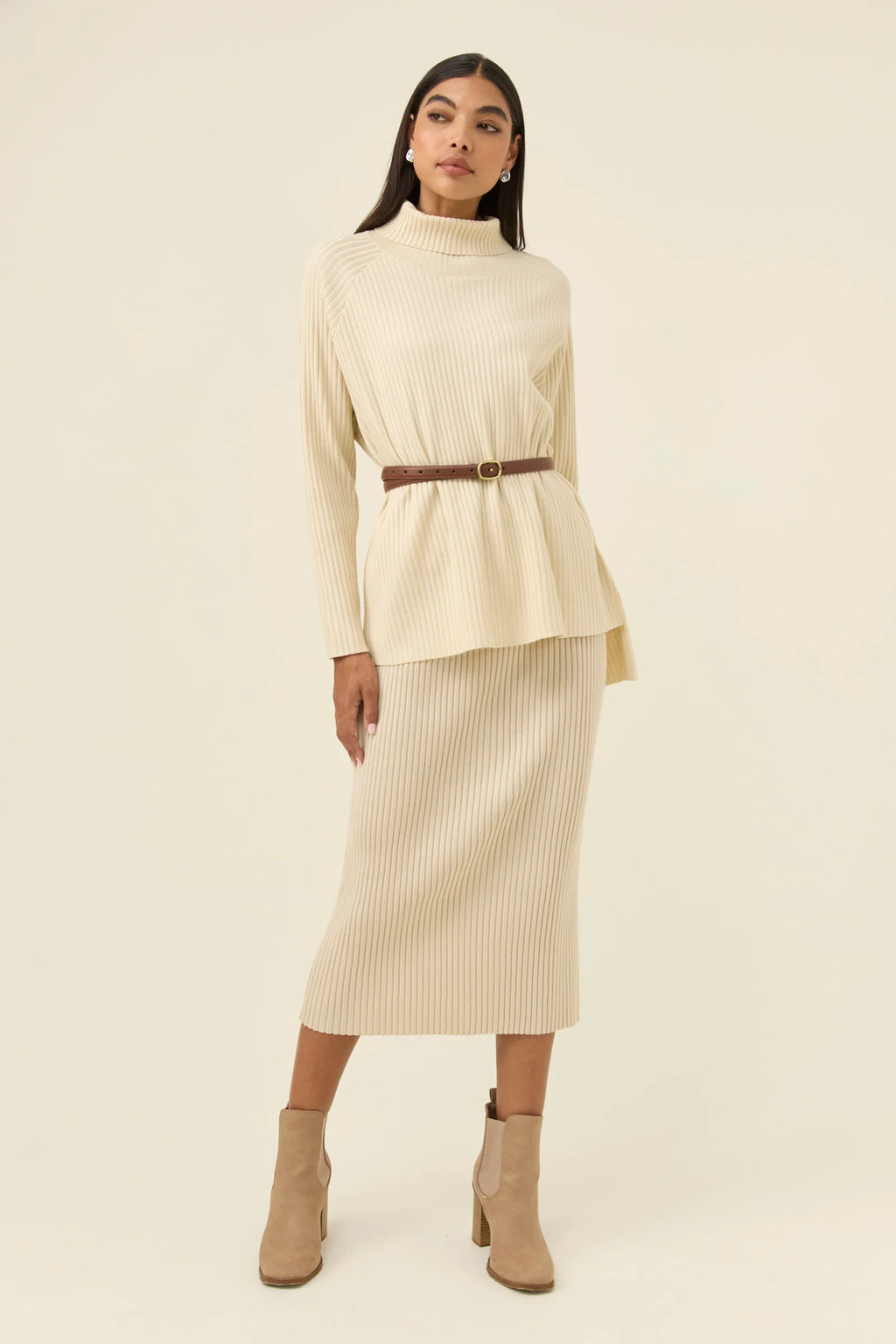 Juno Relaxed Roll Neck Jumper