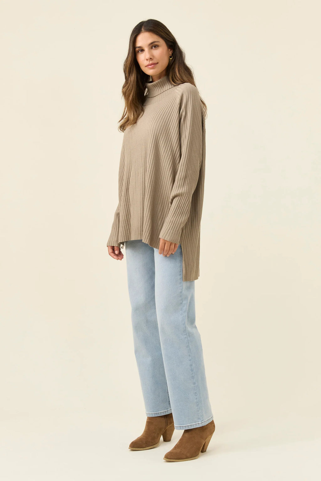 Juno Relaxed Roll Neck Jumper