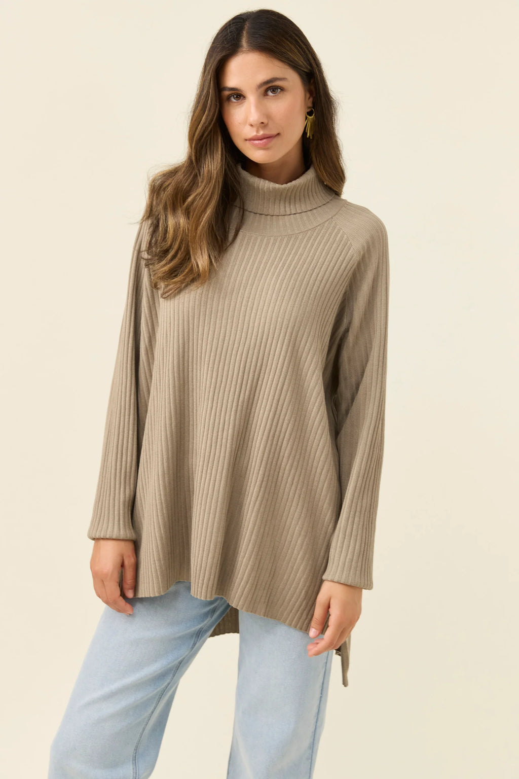 Juno Relaxed Roll Neck Jumper