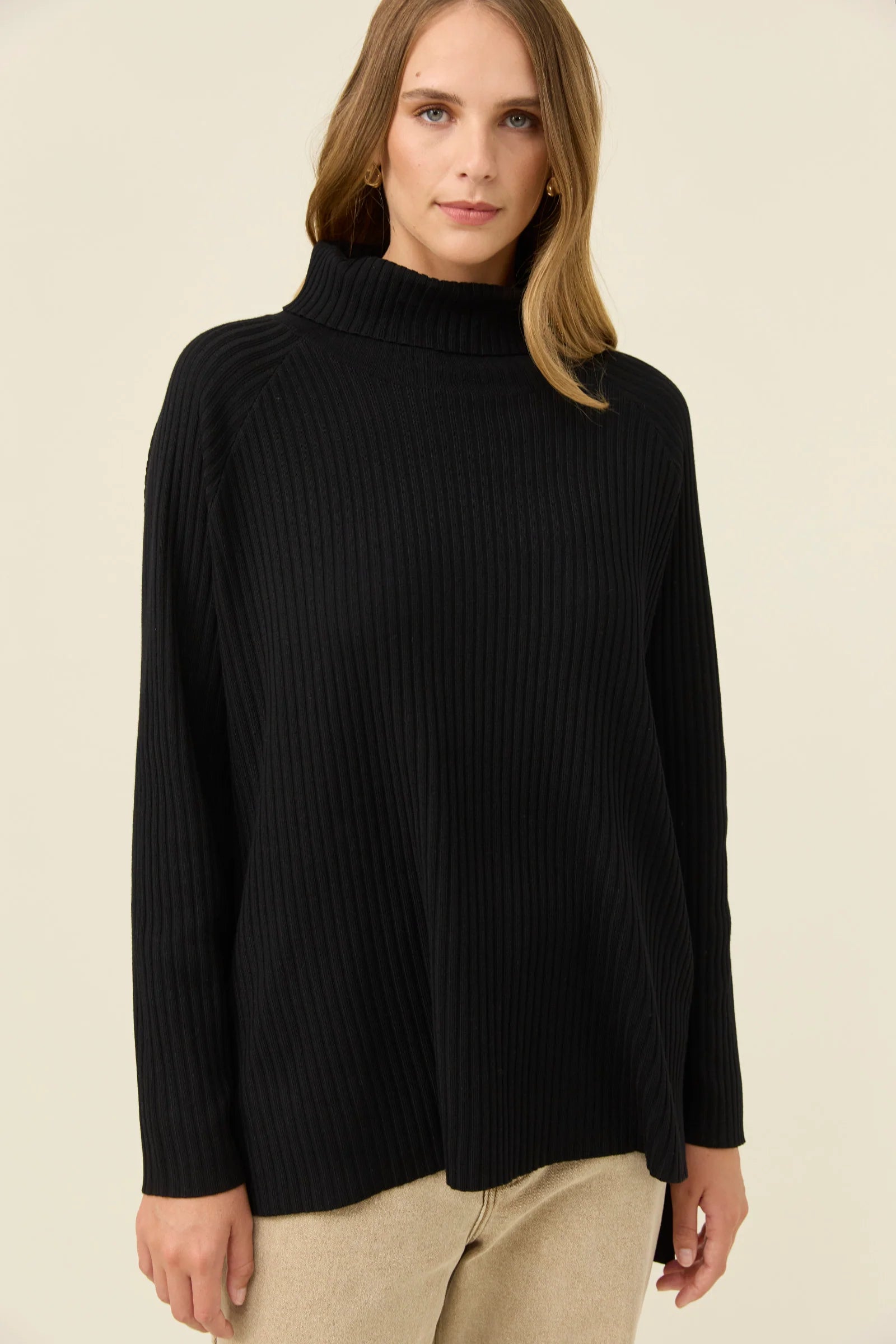 Juno Relaxed Roll Neck Jumper