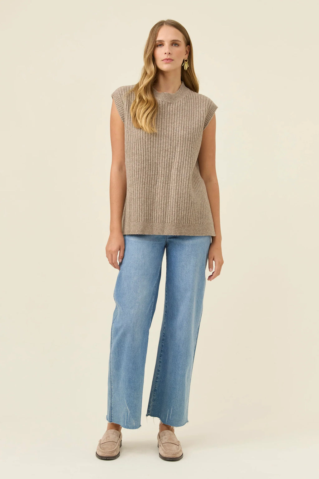 Miru Crew Knit Vest