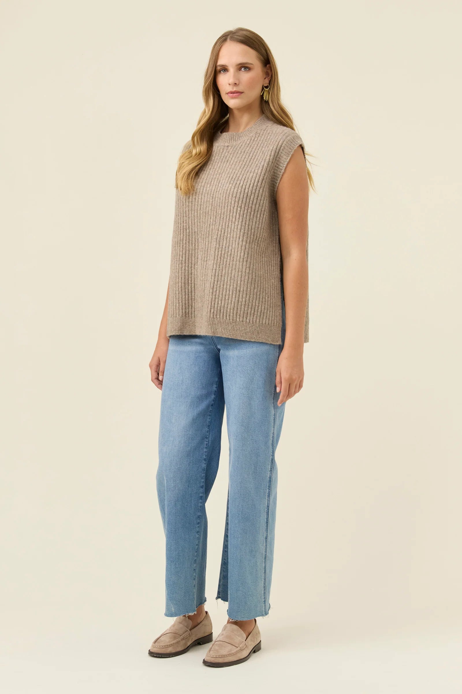 Miru Crew Knit Vest