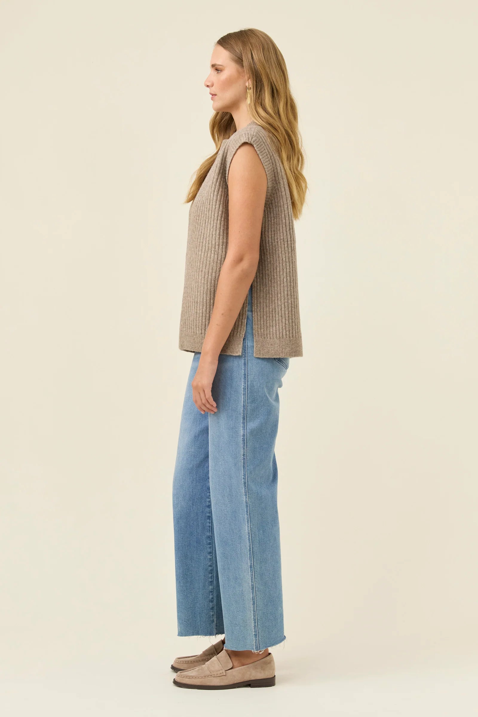 Miru Crew Knit Vest