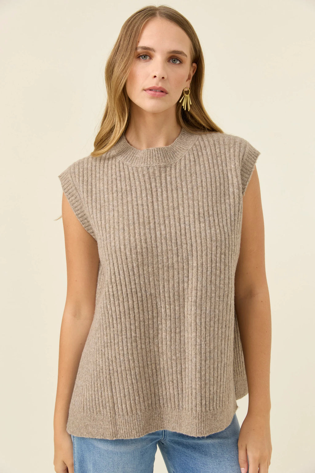 Miru Crew Knit Vest