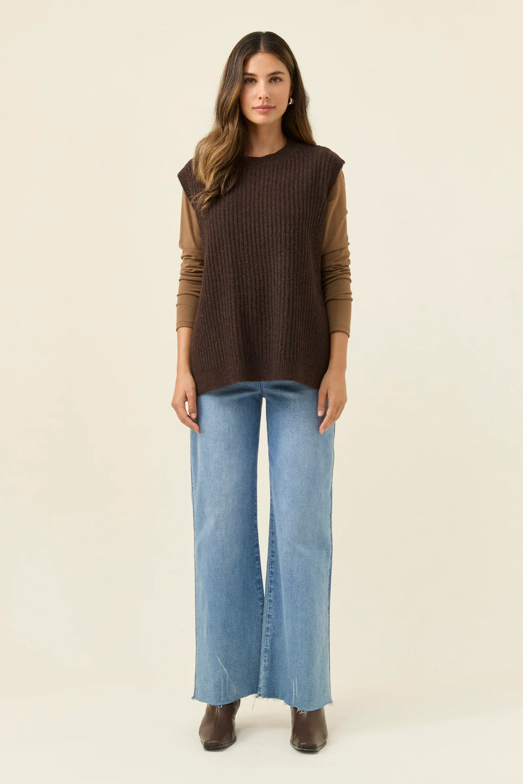 Miru Crew Knit Vest