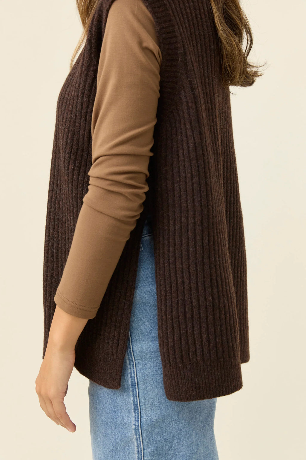 Miru Crew Knit Vest