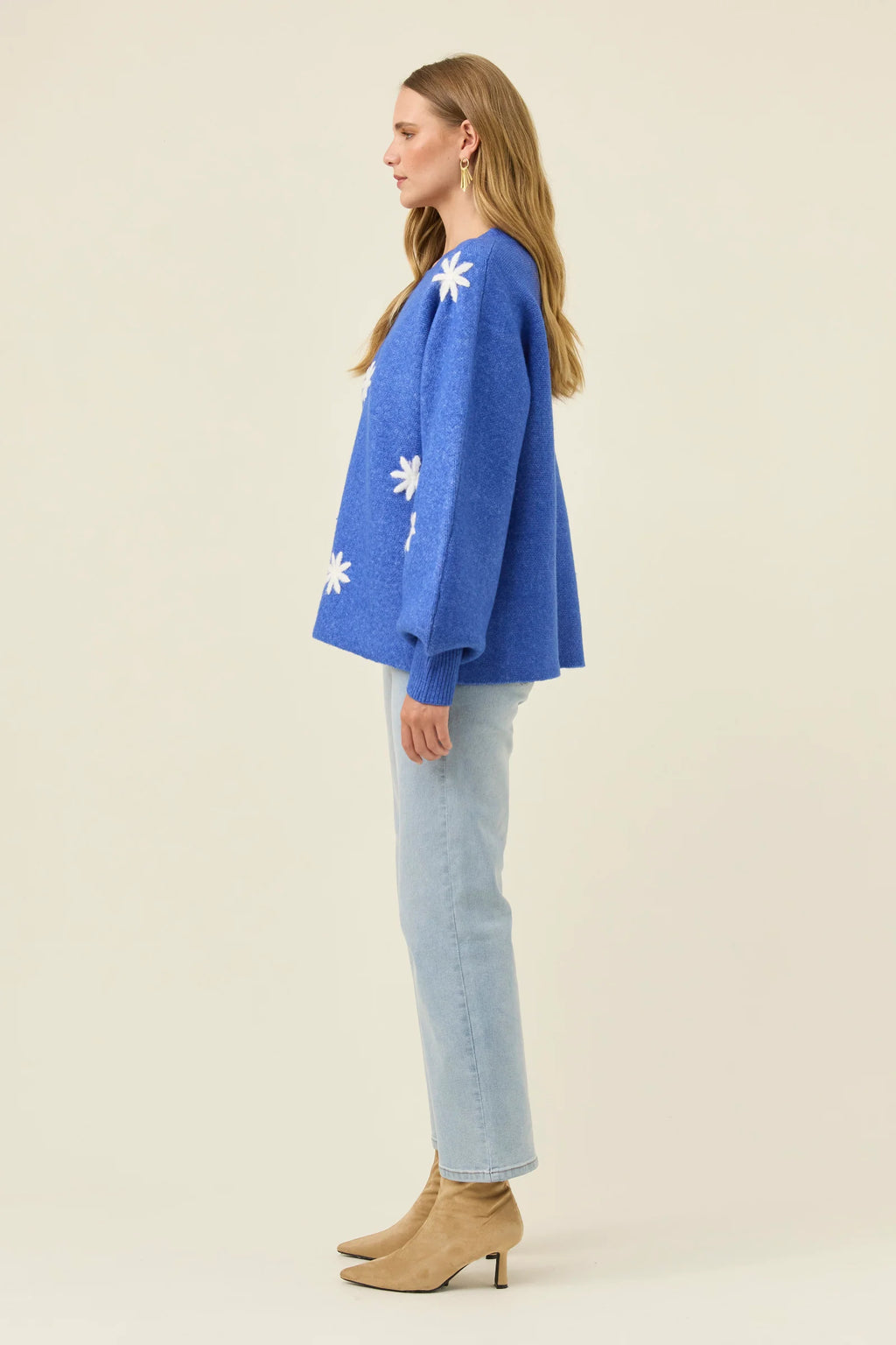 Miru Stitch Flower Jumper