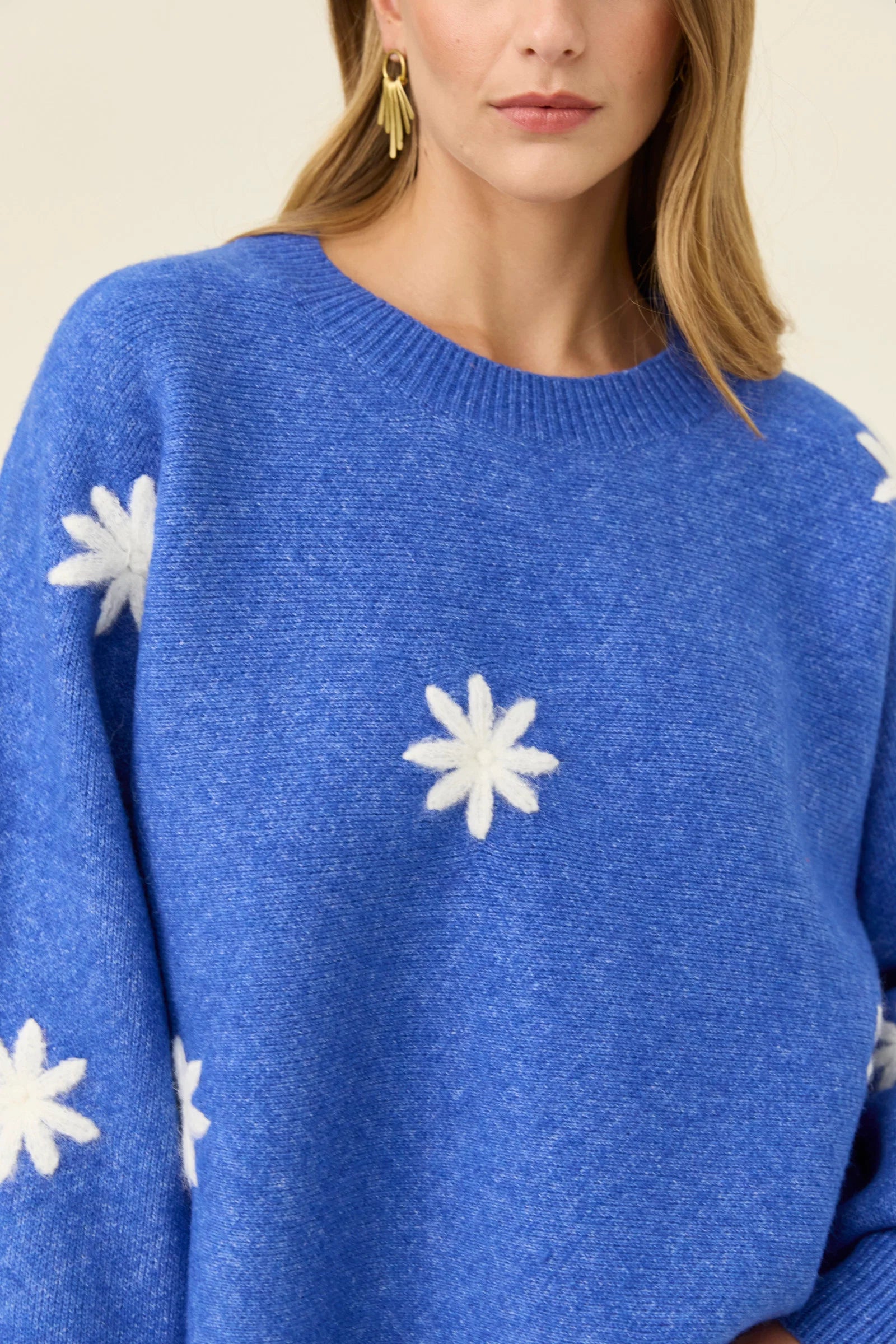 Miru Stitch Flower Jumper
