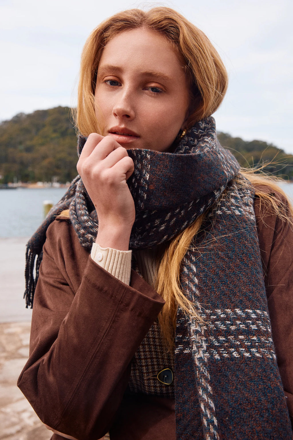 Lennon Scarf - Chocolate