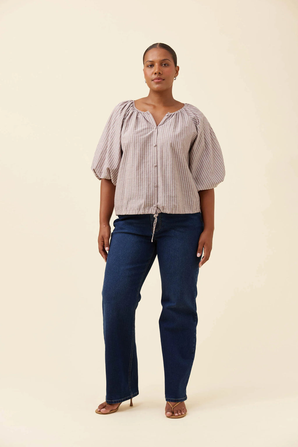 Lyndell Drawstring Top