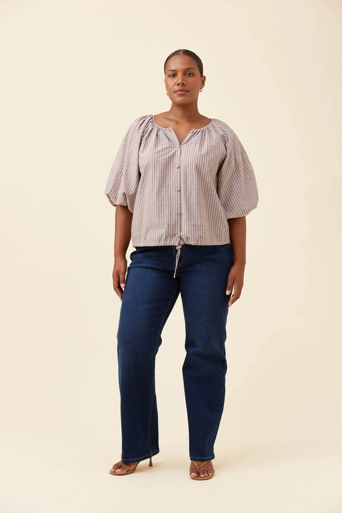 Lyndell Drawstring Top