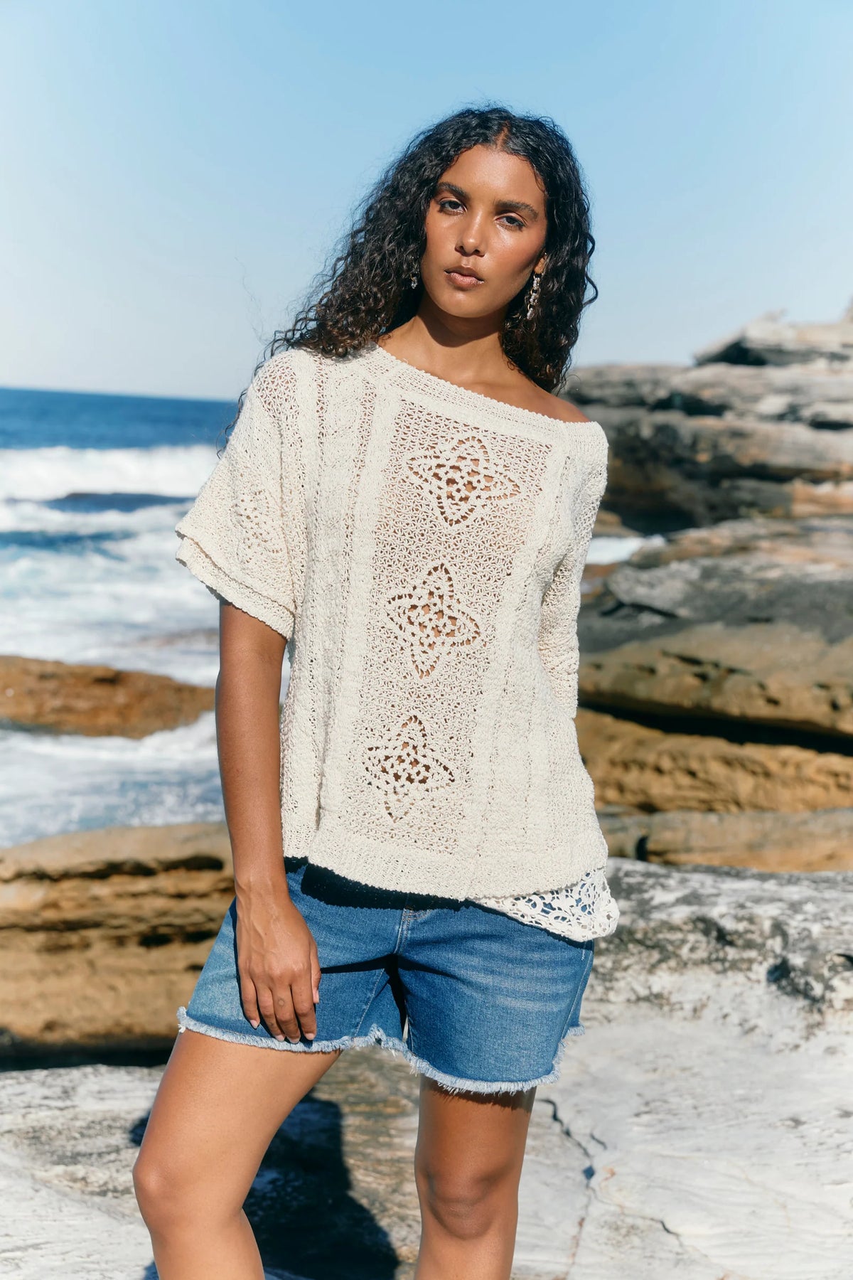 Maggie Crochet Cape