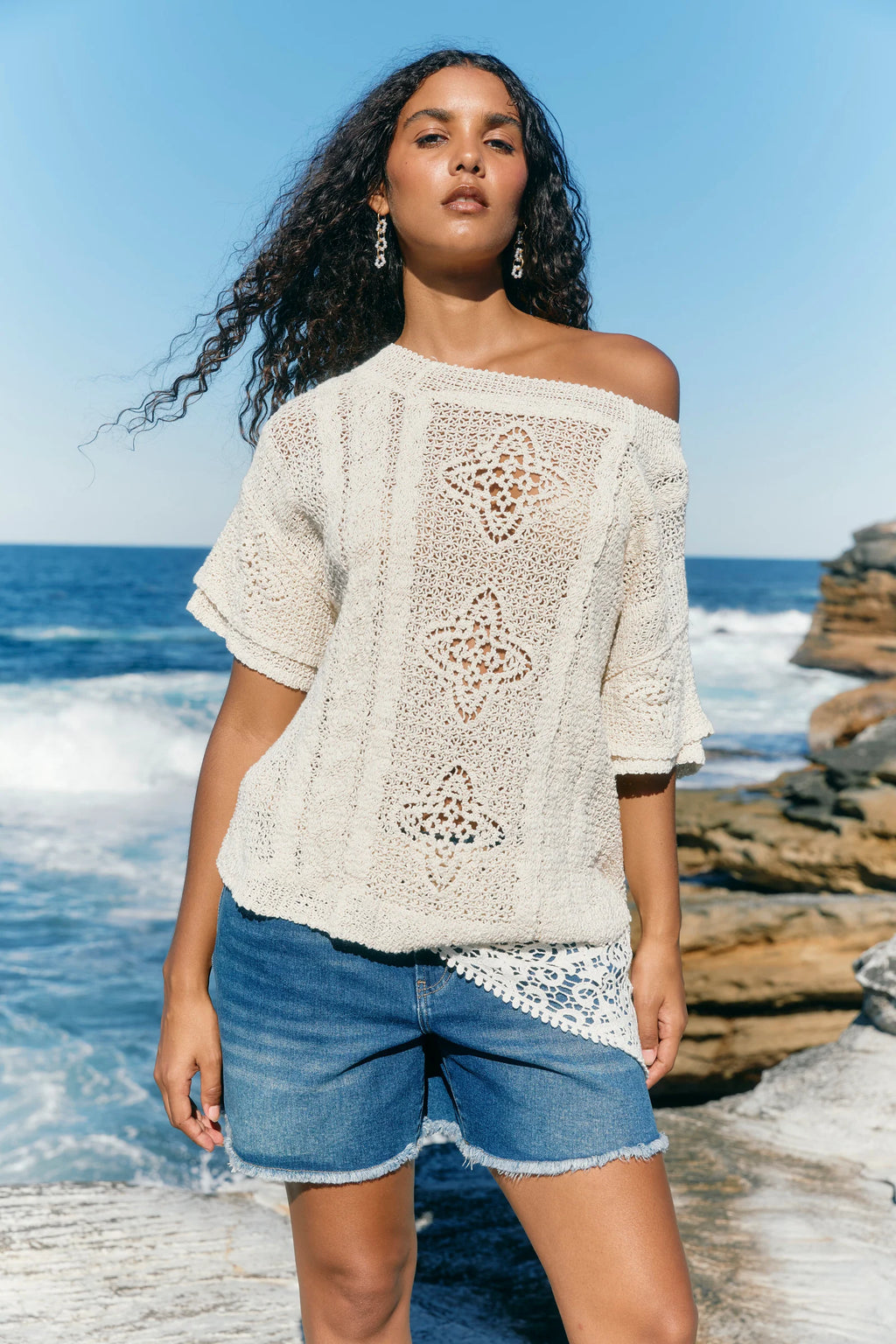 Maggie Crochet Cape