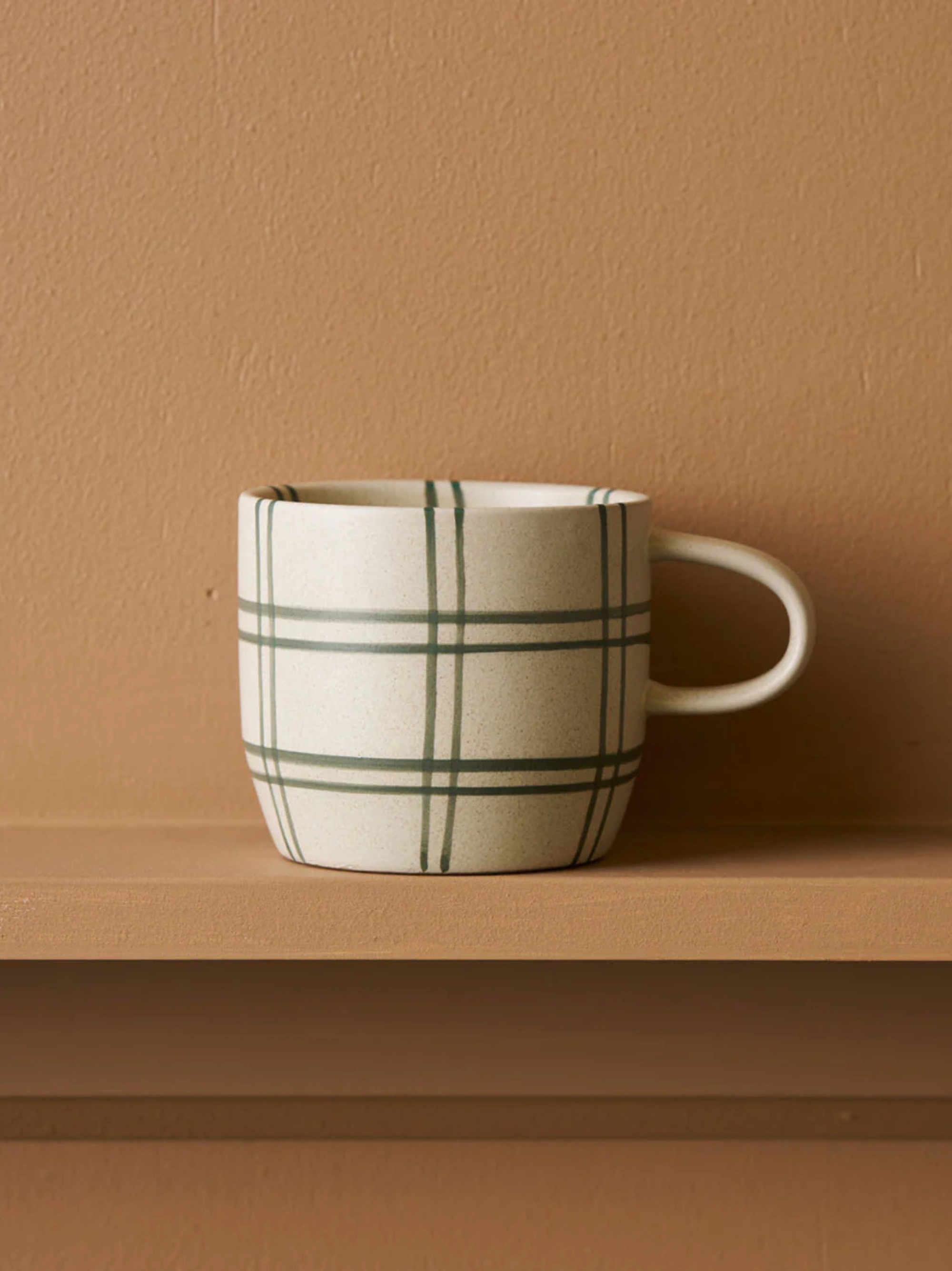 Mug - Green Linear Cats Pyjamas